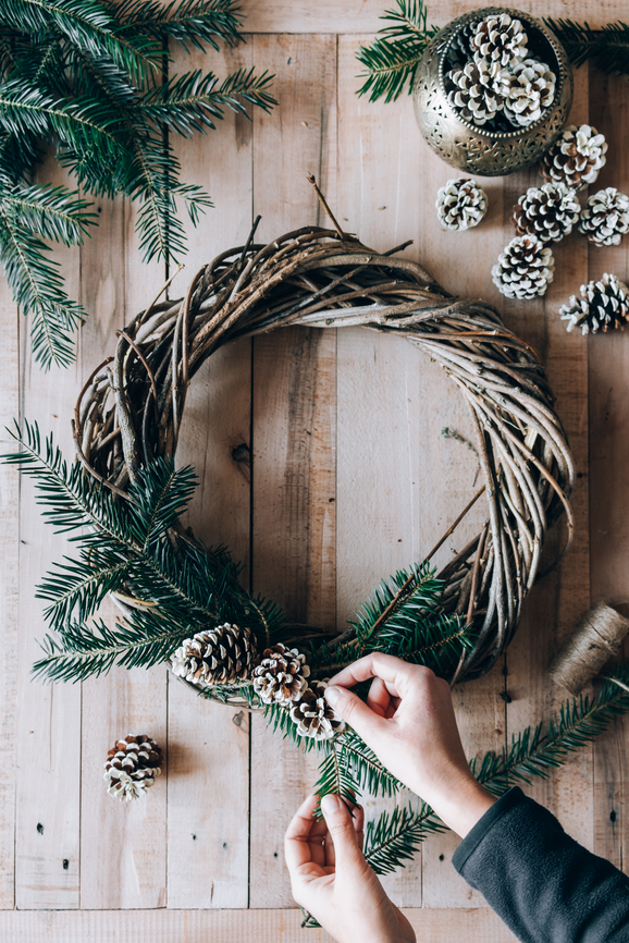 Christmas Wreath | Emerson Wild | Natural Simplicity Holiday Theme