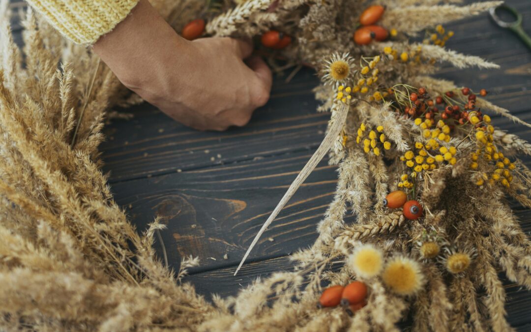 How to Make a Foraged Fall Wreath